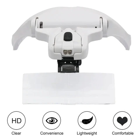 Miniatura 2 de Gafas Lupa Optivisor Con Luz 5 Lentes